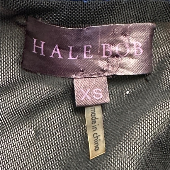 Hale Bob Blue and Green Sheath Midi Dress Spaghetti Strap - Picture 8 of 10